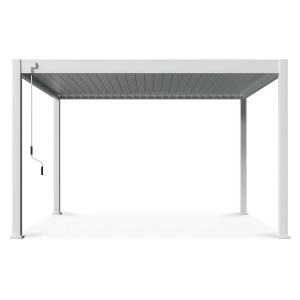 Pergola aluminiowa na taras DELUXE 3,6x4 biała - Gutroof