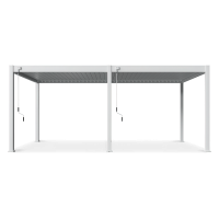 Pergola aluminiowa na taras 3.6x6 DELUXE White - Gutroof