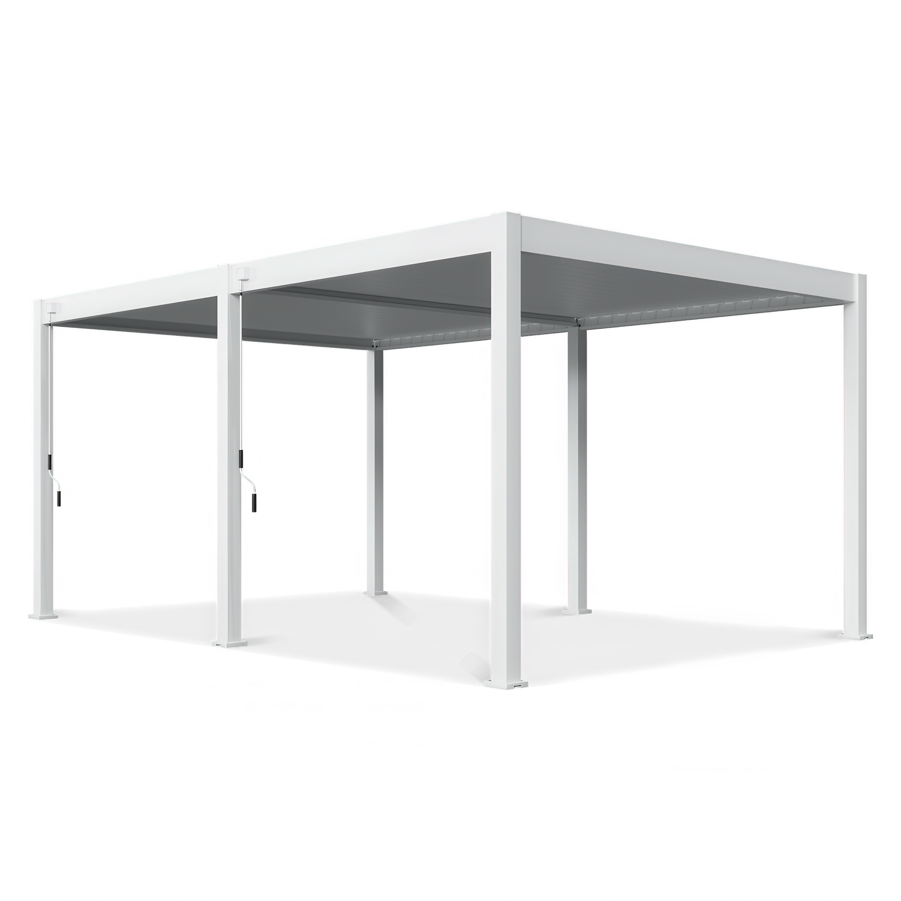 Pergola tarasowa DELUXE 3,6x5,3 biała- Gutroof