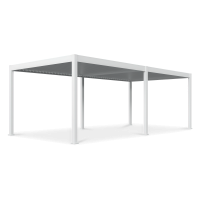 Pergola z oświetleniem LED DELUXE Automatic 3,6x7,2 White - Gutroof