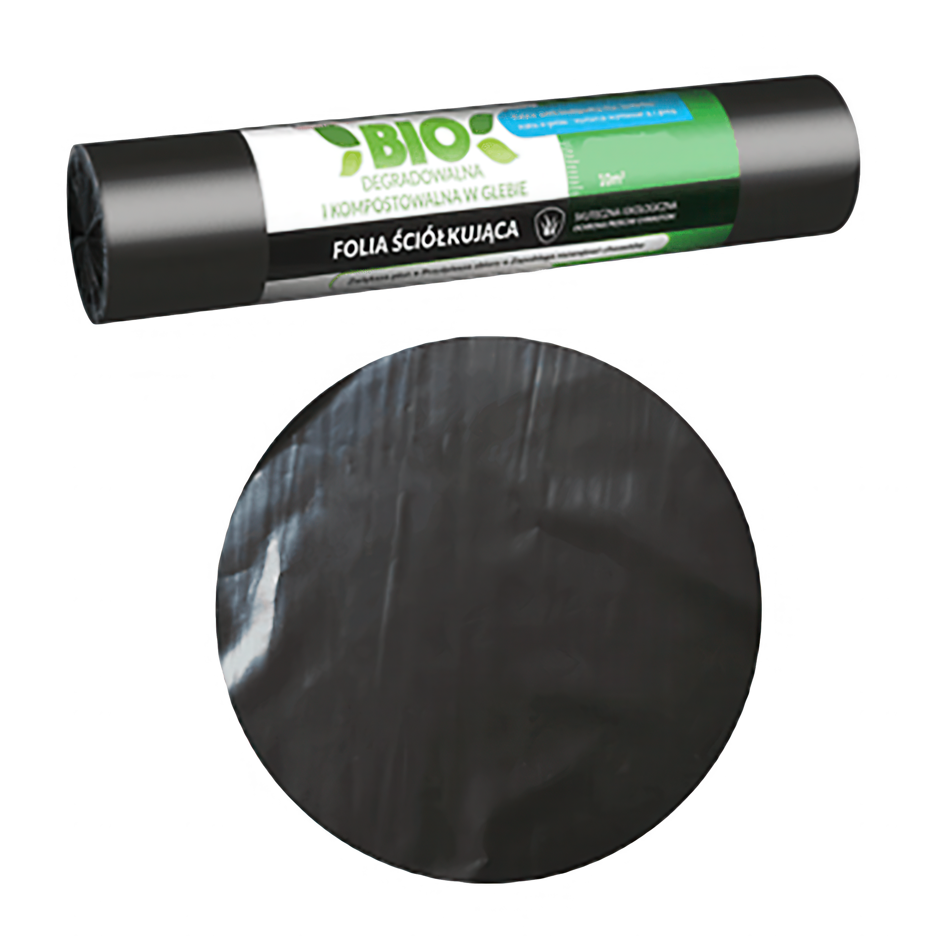 Folia biodegradowalna ściółkująca 1,0x10m czarna