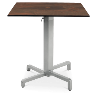 Blat z laminatu HPL Nardi Piani laminato 80x80cm w kolorze Corten