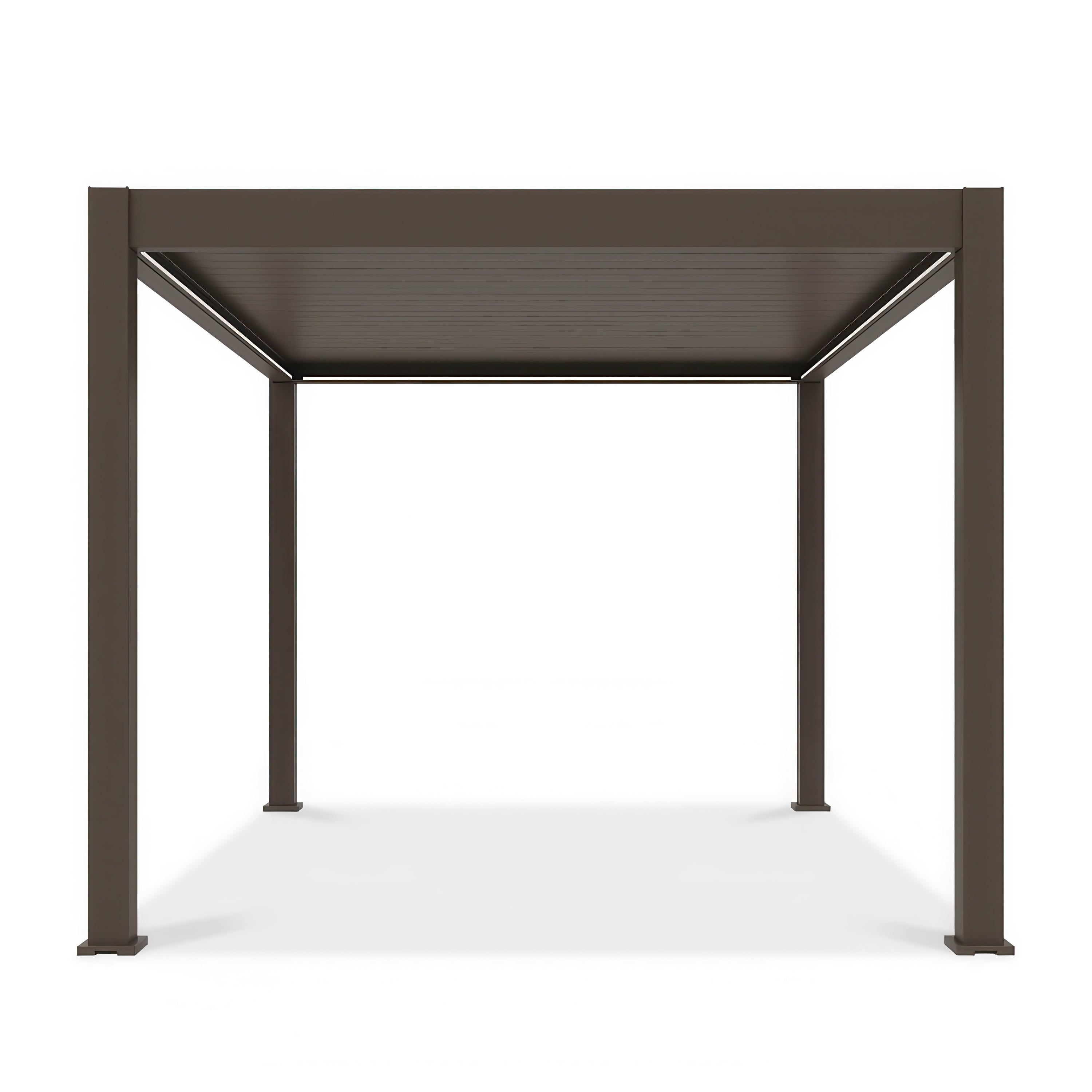 Bočn&iacute; pohled - pergola deluxe pro automatic 3x4m