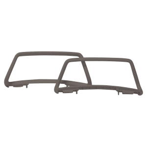 Zestaw brązowych podłokietników Nardi Bracciolo do leżaków Atlantico - Tortora