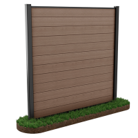 Przęsło ogrodzeniowe brązowe 1,8x 1,8m do mocowania w ziemi – Keter