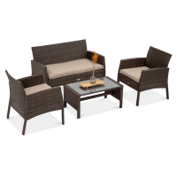 Zestaw z technorattanu SAN MARINO Brown