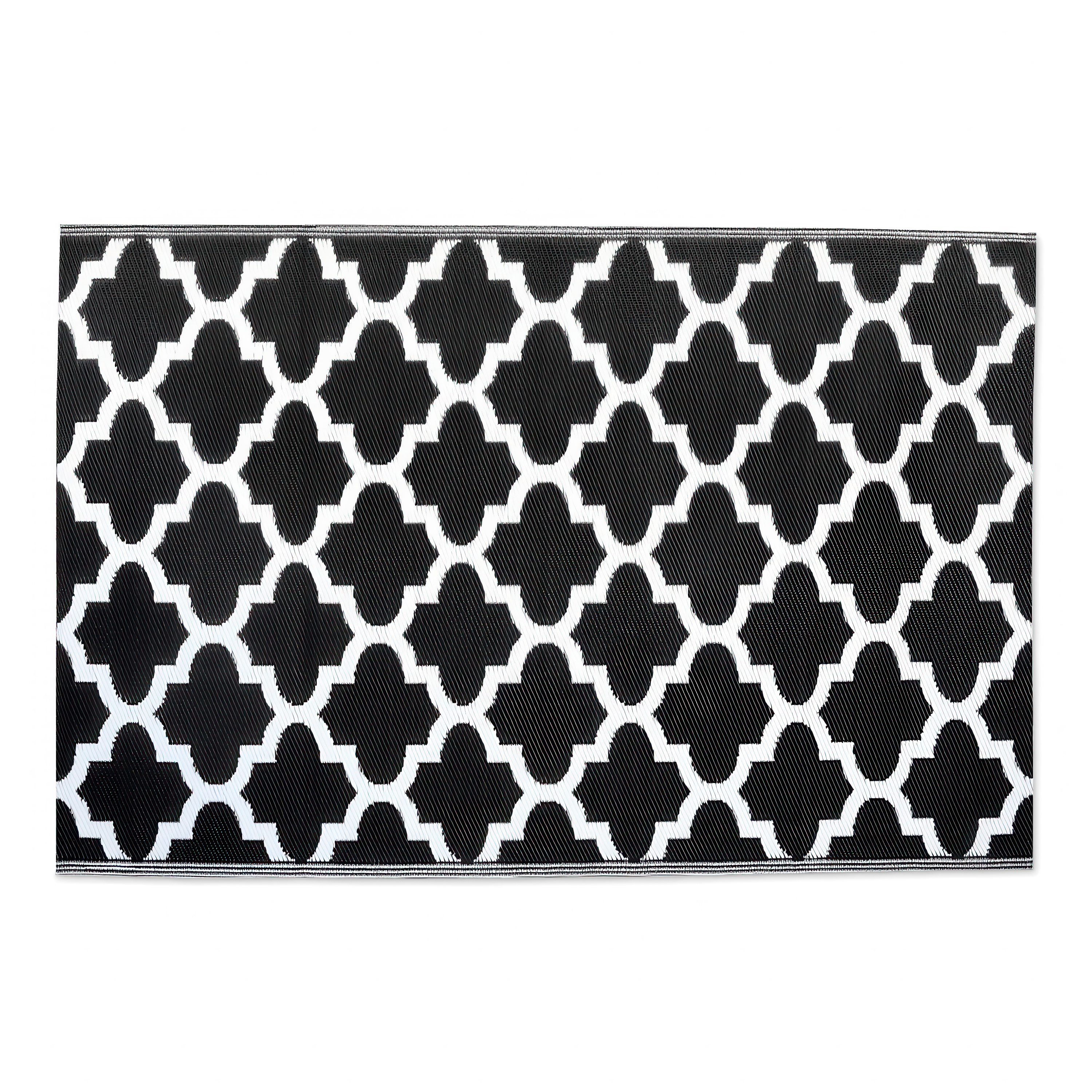 czarno biały dywan tarasowy 