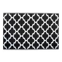 czarno biały dywan tarasowy