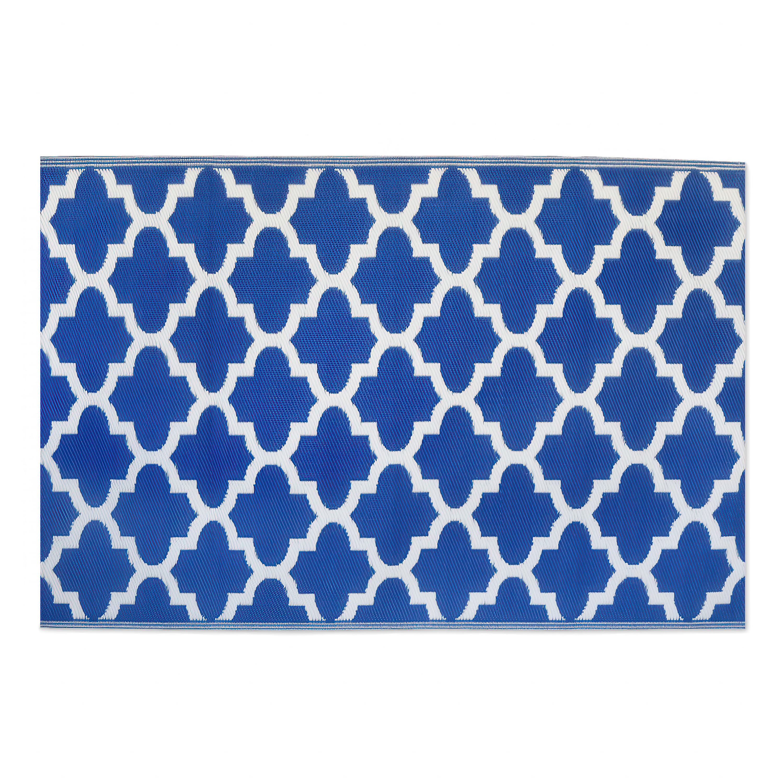 niebieski dywan tarasowy