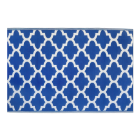 niebieski dywan tarasowy