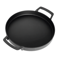 patelnia żeliwna z uchwytami do grilla