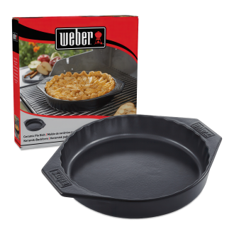ceramiczna forma do ciast na grilla czarna