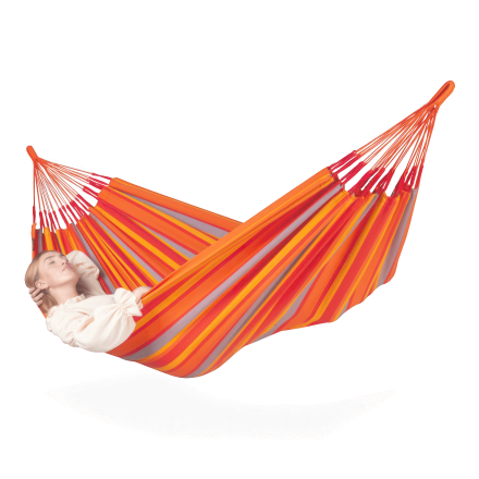 hamak pomarańczowy jednoosobowy