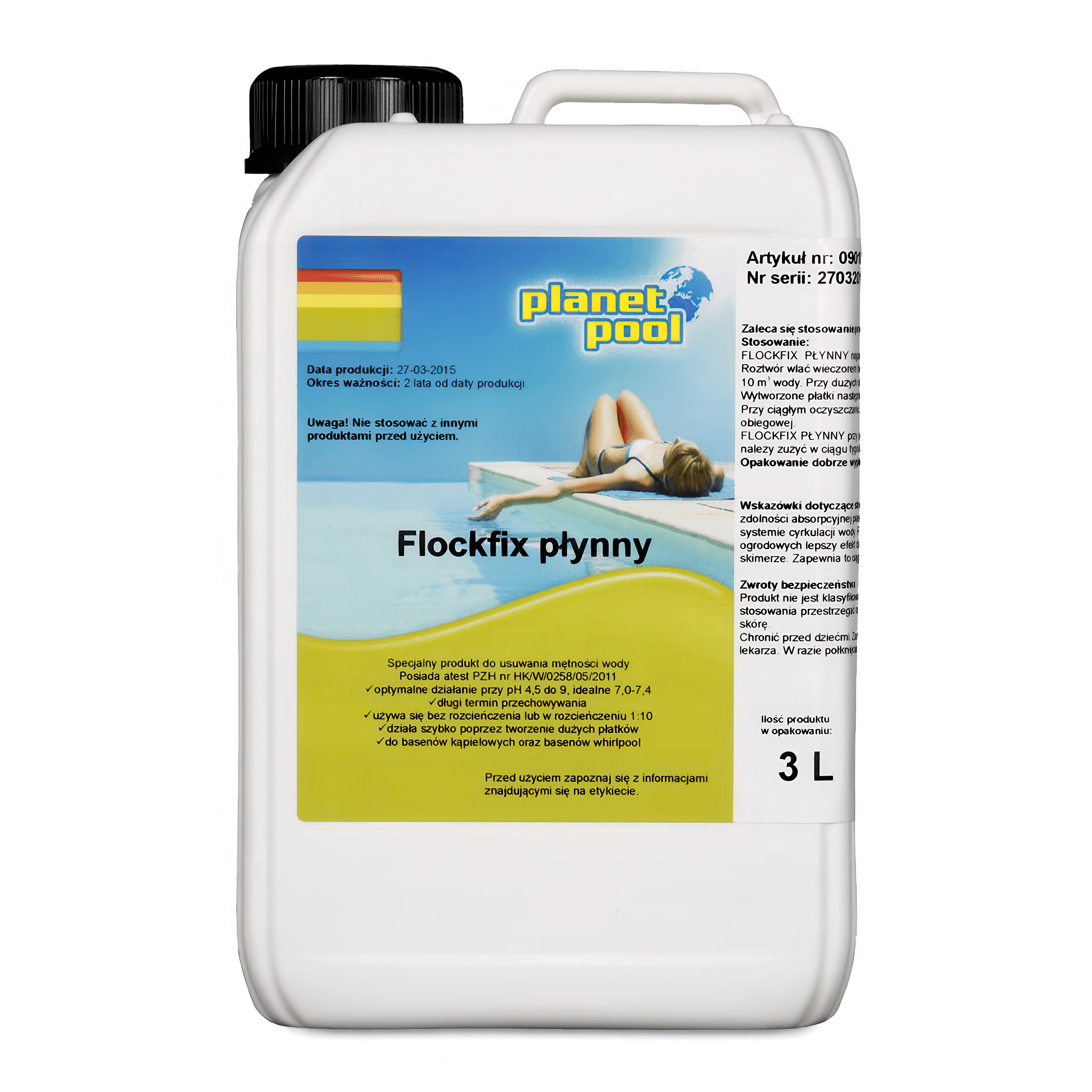 Koagulant do czyszczenia wody basenowej 