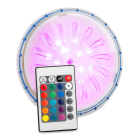 kolorowa lampka LED do basenu