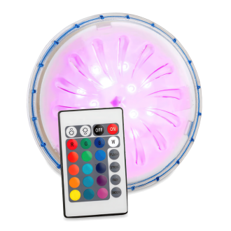 kolorowa lampka LED do basenu