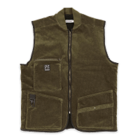 Jesienna kamizelka sztruksowa ABETE Olivine, rozmiar L - Verdemax