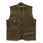 Jesienna kamizelka sztruksowa ABETE Olivine, rozmiar M - Verdemax