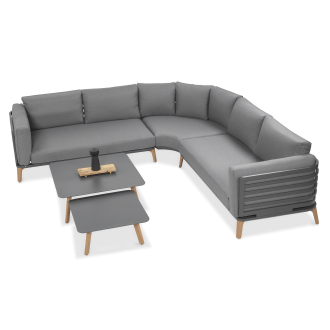 Narożnik ogrodowy RADISSON CAFFE Grey - Furrore