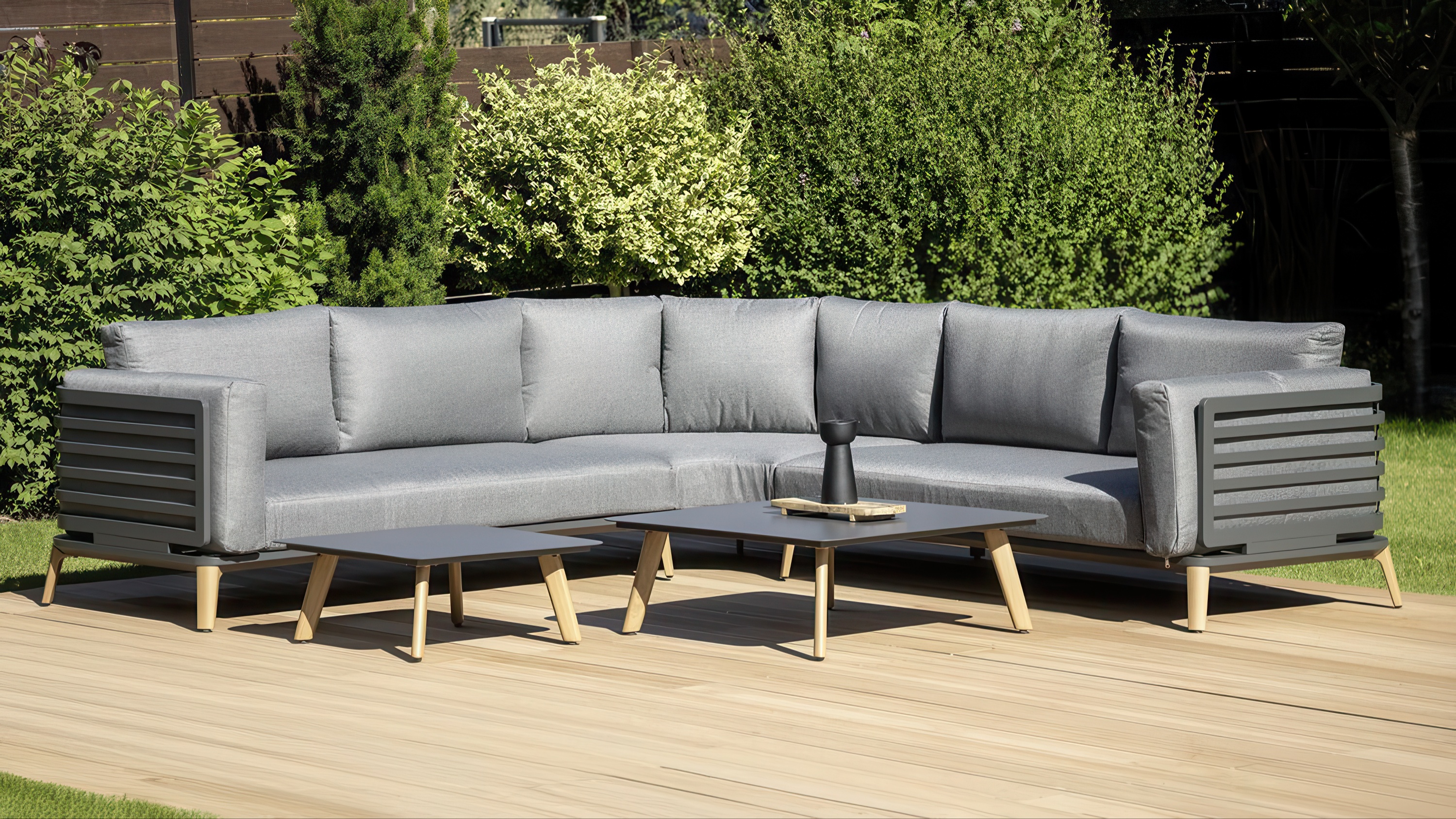 Narożnik ogrodowy RADISSON CAFFE Grey - Furrore