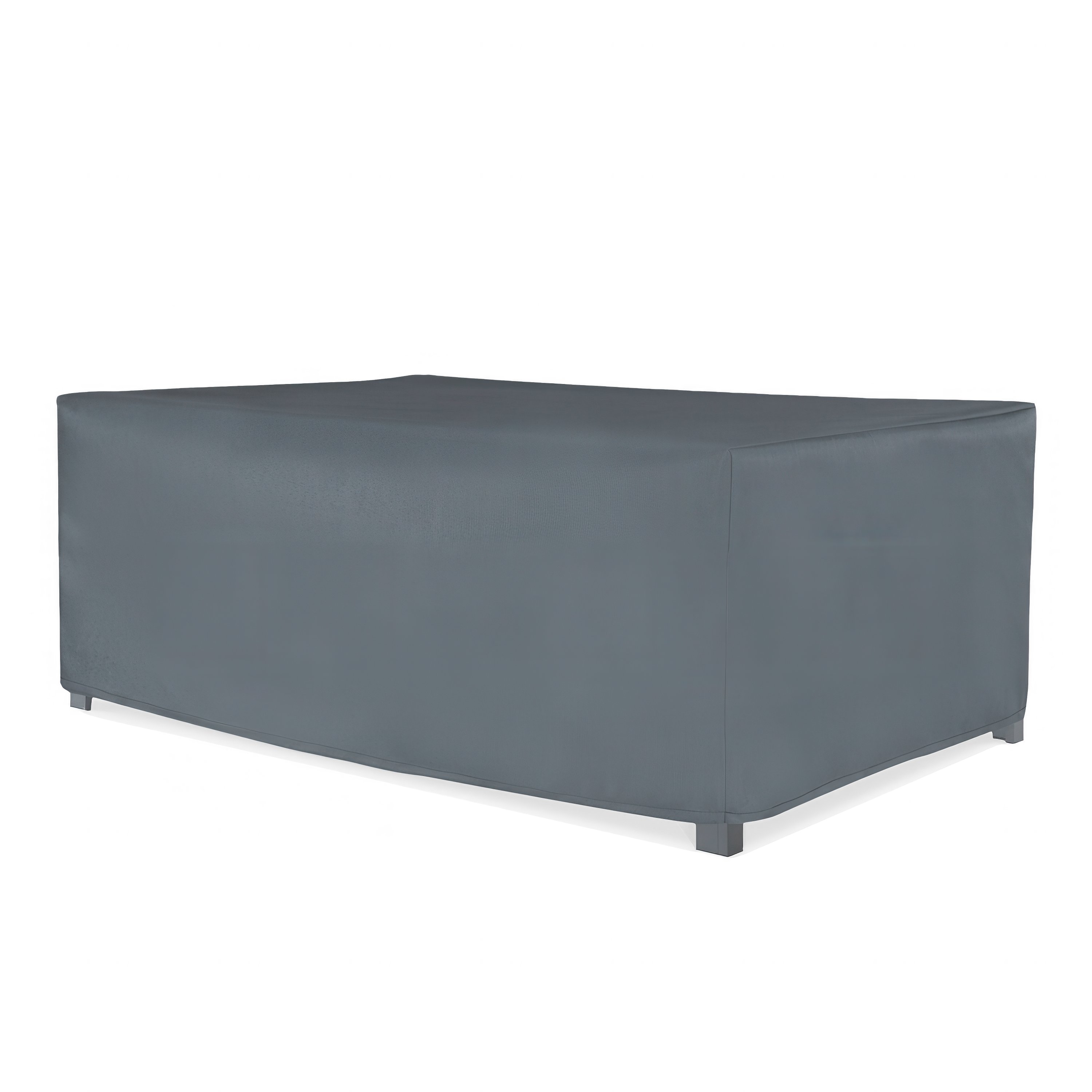 szary pokrowiec na stół w kolorze szarym od Focus Garden 