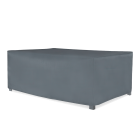 szary pokrowiec na stół w kolorze szarym od Focus Garden