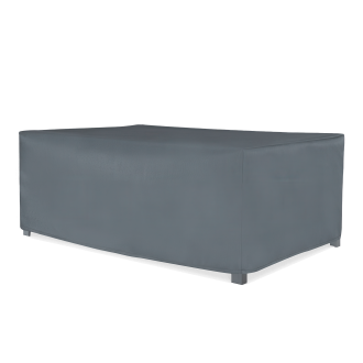szary pokrowiec na stół w kolorze szarym od Focus Garden