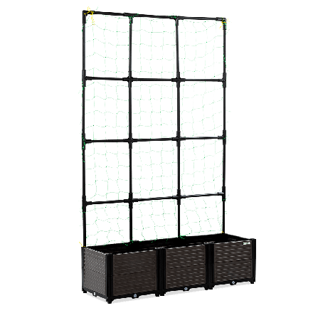 Skrzynia uprawowa wraz z stojakiem