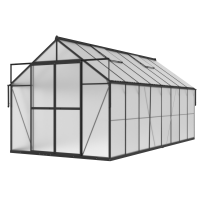 Szklarnia ogrodowa Slide-In NEW 244x490cm Black - Cultivo