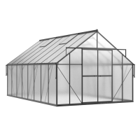 Szklarnia ogrodowa poliwęglanowa Slide-In 305x489cm Black - Cultivo