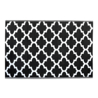 Dywan do ogrodu 180x270cm Agenda Black - MOODME