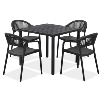 Zestaw tarasowy TESSA/BRIS Black – Bjørkka