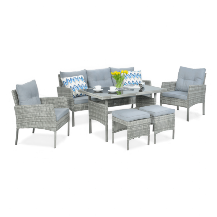 Zestaw ogrodowy narożnik Focus Garden JAVA Light Grey