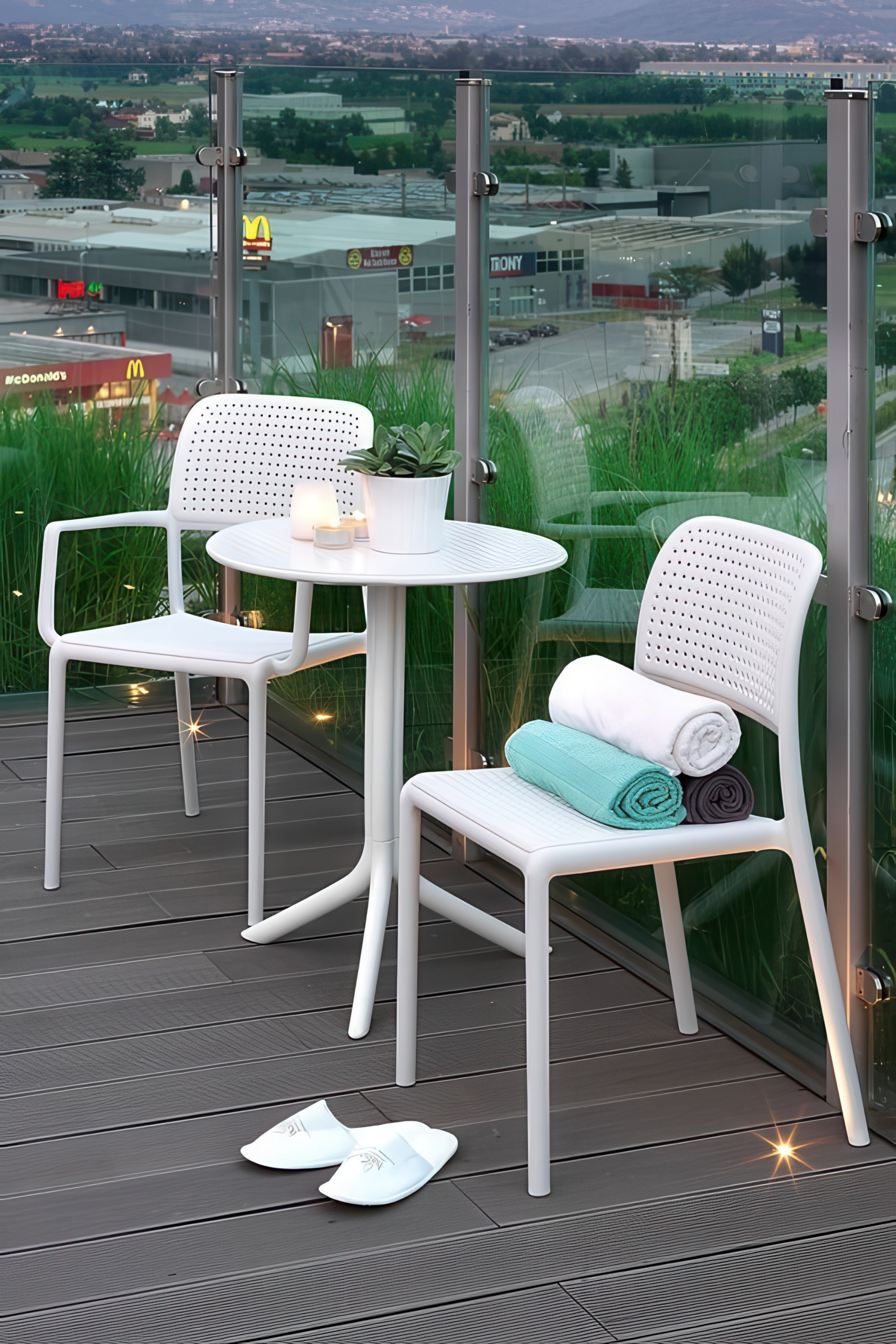 Krzesło balkonowe Nardi Bora Tortora - Focusgarden.pl