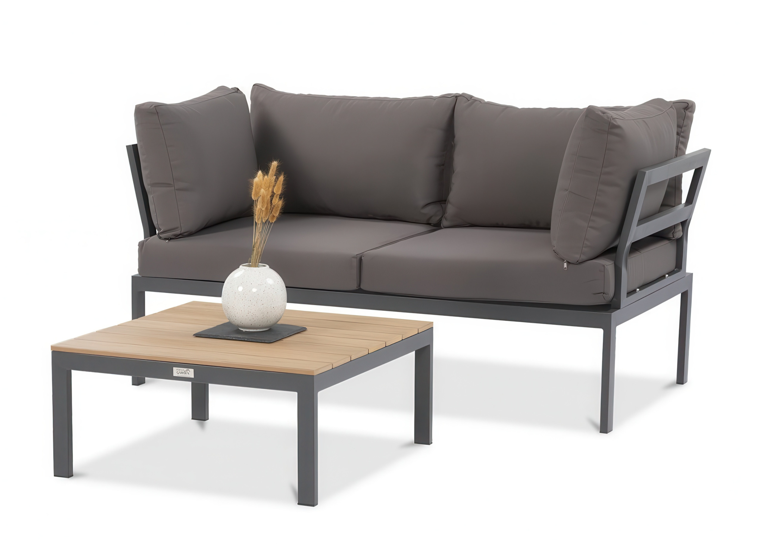 Zestaw mebli ogrodowych narożnik Focus Garden JAVA Dark Grey