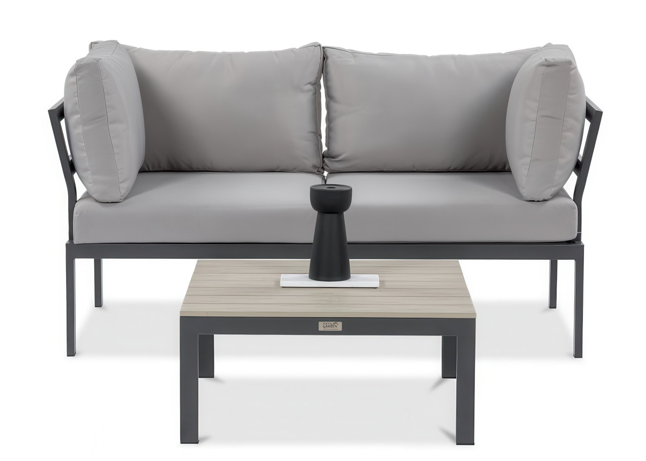 Zestaw ogrodowy narożnik Focus Garden JAVA Light Grey