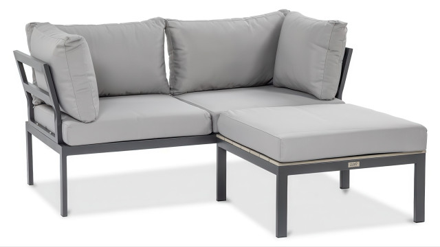 Zestaw ogrodowy narożnik Focus Garden JAVA Light Grey