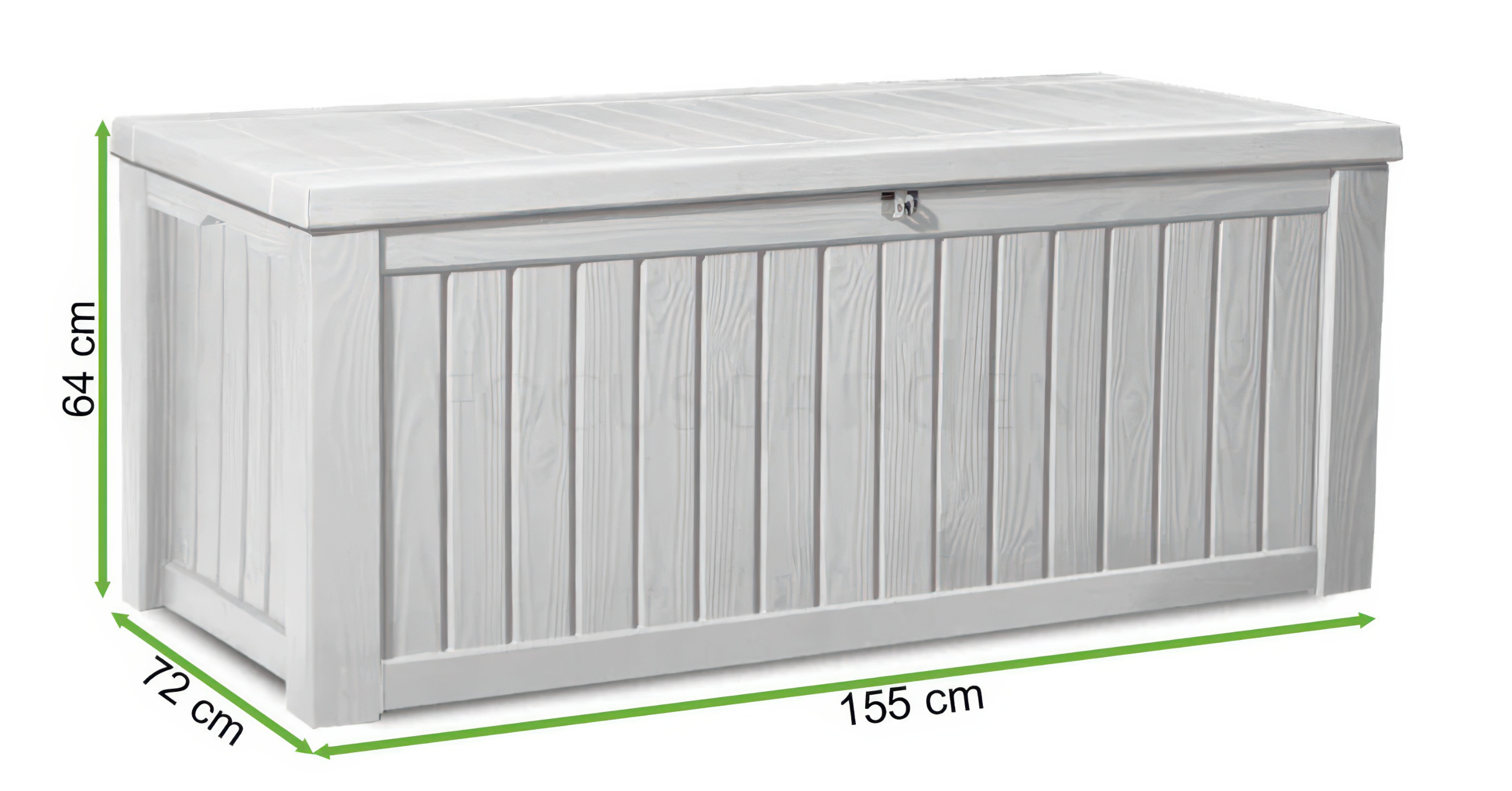 Skrzynia na taras Keter ROCKWOOD BOX 570L Creme