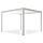 Pergola ogrodowa tarasowa 3x3 Premium White - Gutroof
