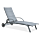 Leżak ogrodowy aluminiowy MAJORKA Grey