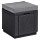 Pufa ze schowkiem CUBE Graphite