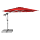 Duży parasol ogrodowy na wysięgniku Doppler PROTECT 400 P Red