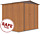 Domek ogrodowy RICHMOND 228x202cm Oak Brown - Hardmaister