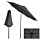 Parasol z masztem centralnym SAMOS 3m Dark Grey - Focus Garden