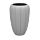 Ozdobna, wysoka doniczka GAJA 40x60cm szara - LAMELA