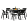 Zestaw ogrodowy Nardi TRILL/RIO - 6/140 Antracite
