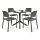 Meble Nardi BORA BISTROT/CLIP 4+1 Antracite