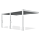 Pergola przyścienna DELUXE Wall 3,6x5,3 White - Gutroof