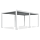 Pergola tarasowa DELUXE Automatic + LED 3,6x6 White - Gutroof