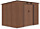 Domek ogrodowy OREGON 261x181cm Walnut - Hardmaister